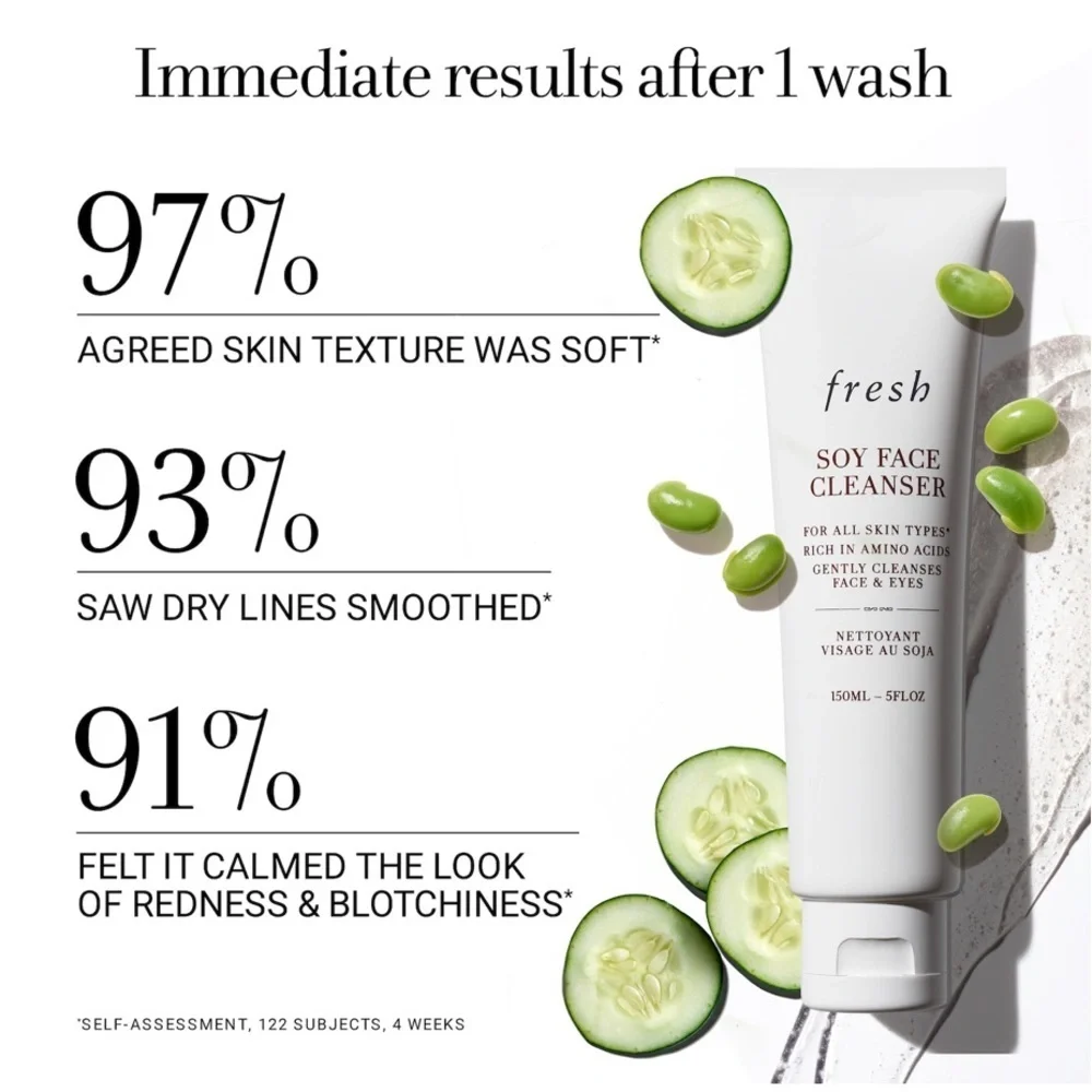 💦 fresh Soy pH-Balanced Hydrating Face Wash Jumbo